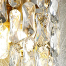 Axyaa Crystal Leaf Wall Lamp - Postmodern Light Luxury for Bedroom and Living Room