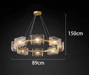 Axyaa Modern Stair Chandelier Pendant Lamp for Living Room, Interior Lighting