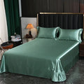 Axyaa Silk Summer Quilt & Printed Tencel Sheet Set - High-End Sleep Essentials