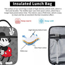 Axyaa Mickey Mouse Insulated Lunch Bag - Cute & Portable Thermal Cooler Box