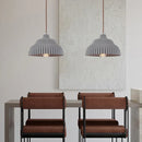 Axyaa Wabi-Sabi Corrugated Umbrella Bedroom Chandelier