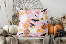 Axyaa Halloween Jack-o'-lantern Patterned Pillow Cover - Suitable for Sofa, Bedroom, Car