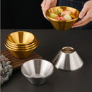 Axyaa Double Layer V-Shaped Stainless Steel Salad Bowl Soup Bowls