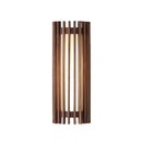 Axyaa Walnut Grille Wall Light | Japanese Wabi Sabi Style | Decorative Lighting Fixtures
