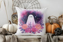 Axyaa Cute Ghost Pumpkin Halloween Pillow Cover