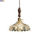 Axyaa Nordic LED Pendant Lamp Glass Hanging Light Fixtures for Home Decor