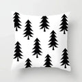 Axyaa Black Galaxy Planet Print Cushion Cover for Bedroom and Living Room