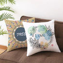 Axyaa Feather Dream Catcher Pillowcase - Nordic Color Sofa Cushion Cover