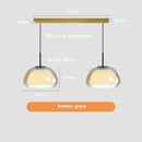 Axyaa Glass Jelly Chandelier Pendant Lamp for Living Room, Bedroom, and Restaurant
