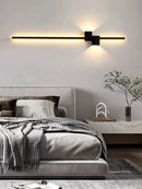 Axyaa Minimalist Linear Wall Lamp for Bedroom and Living Room