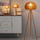 Axyaa Wooden Tripod Floor & Table Lamp Set for Living Room Bedroom Decor