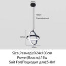 Axyaa Modern LED Pendant Lamp White/Black for Home Decoration