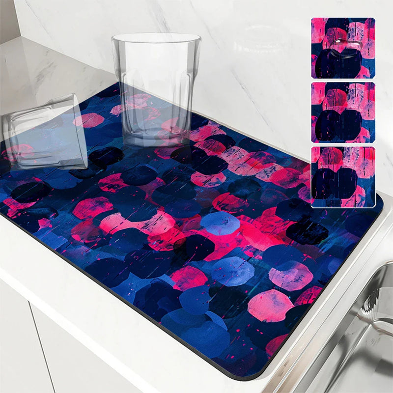 Axyaa Soft Diatom Mud Kitchen Absorbent Mat