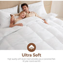Axyaa Palatial King All Season Comforter, 750+FP Organic Fiber, Ultra Soft Hotel Bed