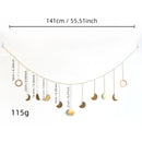Nordic Style Axyaa Stars Moon Wall Decor Hanging for Bedroom Living Room