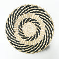 Nordic Rattan Grass Weaving Wall Decor Set for Axyaa Home Décor