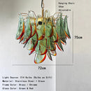 Axyaa Murano Glass Chandelier: French High-End Retro Design for Living Room, Dining Room, Bedroom
