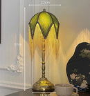 Axyaa Tassel Desk Lamp: Retro Nordic Bedroom Decor & Reading Light