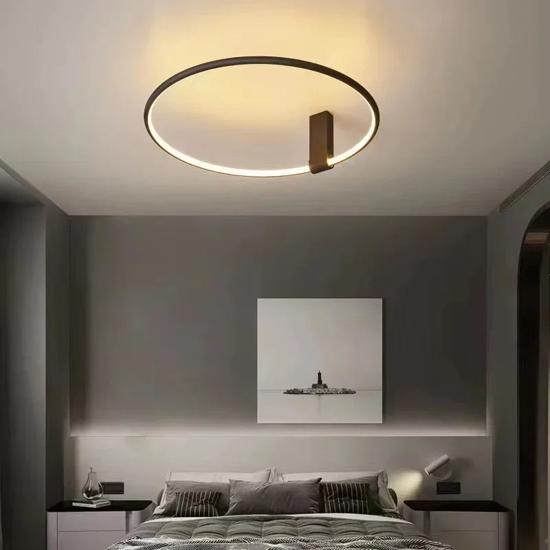 Axyaa Nordic Minimalist LED Ceiling Light for Modern Spaces
