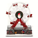 Axyaa Rotating Ferris Wheel Music Box with Lights and USB/Battery Power