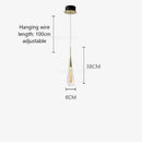 Axya Modern Crystal Pendant Lights LED Hanglamp for Living Room, Restaurant & Bar