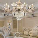 Axyaa Luxury European Villa Crystal Chandelier for Home Dining & Bedroom