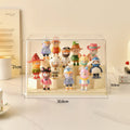 Axyaa Acrylic Action Figure Storage Case Organizer Display Showcase Dustproof Protection
