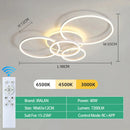 Axyaa LED Ceiling Light Chandelier for Home Decor - Round Living Room, Bedroom, Study Lighting