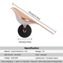 Nordic LED Bird Wall Lamp Rotatable Pendant Light Indoor Decoration Axyaa
