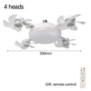 Ceiling Fan Light Electric with High Wind Power, Silent Operation for Kitchen, Restaurant Decor - Axyaa