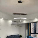 Axyaa Circular LED Pendant Light: Minimalist Nordic Design for Modern Decor