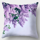 Axyaa Spring Flowers Landscape Cushion Cover 45x45cm - Decorative Pillow Case for Sofa and Bed