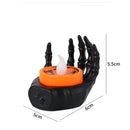 Axyaa Halloween LED Candlesticks Night Light - Battery Powered Electronic Candle for Party Décor