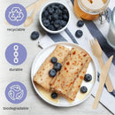 Axyaa Wooden Cutlery Set for Events & Parties