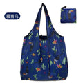 Axyaa Foldable Reusable Grocery Bag Animal Flower Pattern Large Capacity Waterproof Shoulder Bag