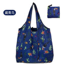Axyaa Foldable Reusable Grocery Bag Animal Flower Pattern Large Capacity Waterproof Shoulder Bag