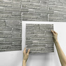 Axyaa Faux Stone Self-Adhesive Wall Panel Tile Sticker for Bathroom Kitchen