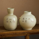 Axyaa Hand-painted Cat Ceramic Vases for Cute Hydroponic Flower Arrangements