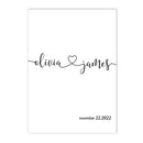 Axyaa Couple Love Kiss Line Drawing Wall Art Canvas Painting Nordic Posters