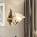 Axyaa Retro LED Copper Double Head Wall Lamp for Living Room and Bar