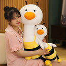 Axyaa Bee Duck Plush Doll Sleep Pillow Bedding Toy for Girls