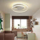 Axyaa LED Ceiling Lamp: Modern White/Black Surface Mounted for Living Room, Bedroom, Study Room