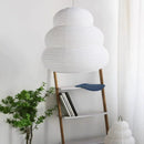 Axyaa Japanese Chandelier Pendant Lights for Living Room - Rice Paper Akari Ceiling Lamp