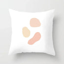 Axyaa Geometric Flower Leaves Cushion Cover - Desert Sunrise Cactus Pillowcase