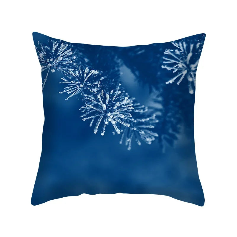 Axyaa Blue Geometry Pillowcase - Decorative Cushion Cover