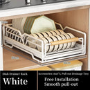 Axyaa Wood Drawer Organizer Dish Drying Rack Spicy Storage Home Gadget Set