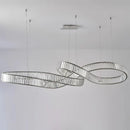 Axyaa Crystal Chandelier, Dining Room Pendant Light, Luxury Ceiling Lamp, Indoor Lighting