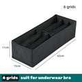 Axyaa Clothing Organizer Box for Underwear Socks Bras Pants Scarves Ties Jeans & more