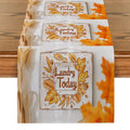 Axyaa Maple Leaf Table Runner Wedding Dining Coffee Table Long Cloth