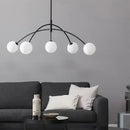 Axyaa Glass Ball Chandeliers for Home Decor - Modern Hanging Pendant Lamps